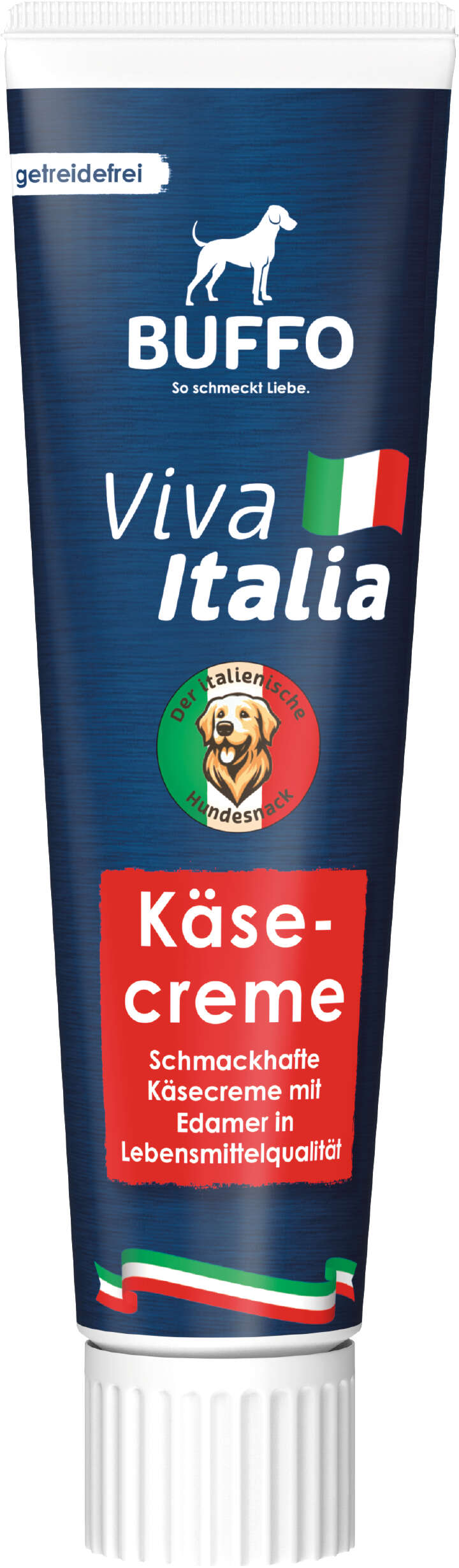 BUFFO Viva Italia Hundeleckerli Getreidefreie Käsecreme